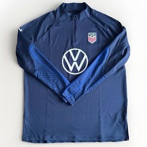 Size XL - Nike x USA Soccer Authentic 1/4 Zip Pullover - Rare - (DH5408-452)